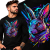 LONGSLEEVE ZWIERZĘTA    BAD RABIT 3